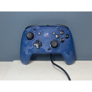 PDP Nintendo Switch Faceoff Wired Pro Controller Blue Camo